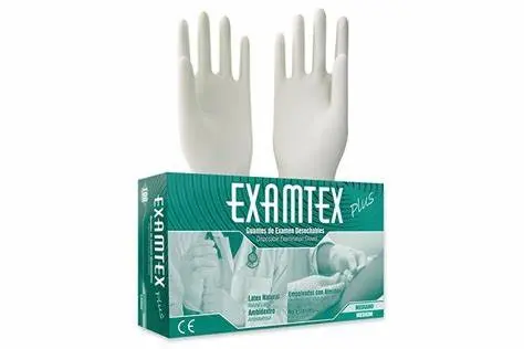 GUANTE EXAMEN DE VINILO TRANSPARENTE - TALLA L CAJA X100 
